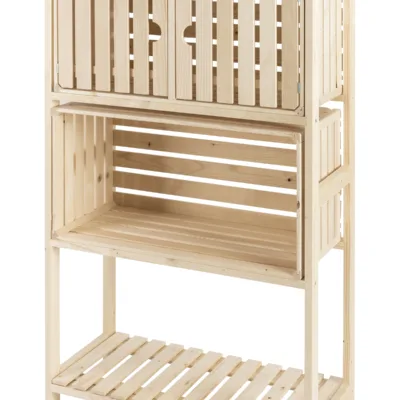 Aufbaubeispiel Holzharassen Regal 3