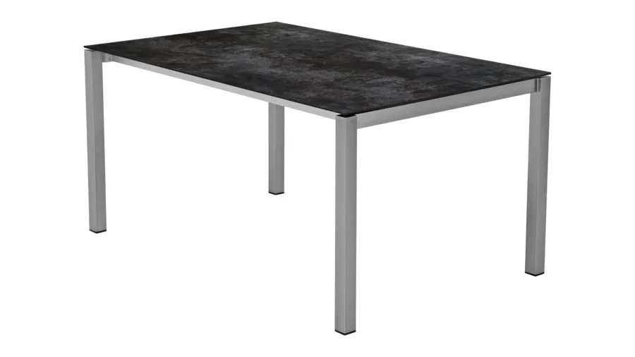 KRIENS Auszugstisch 150/210x95 cm Edelstahlgestell Beine 50x50cm