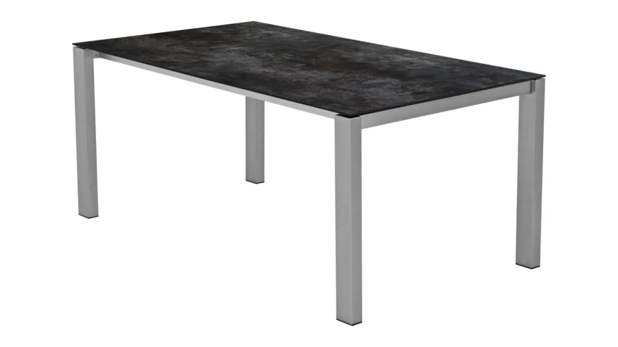 MEGGEN Auszugstisch 170/220/270x95 cm Edelstahlgestell Beine 80x50cm