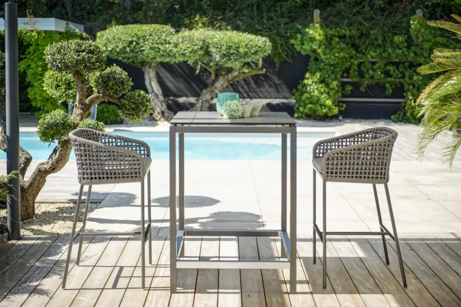 Barsessel Greta Aluminium