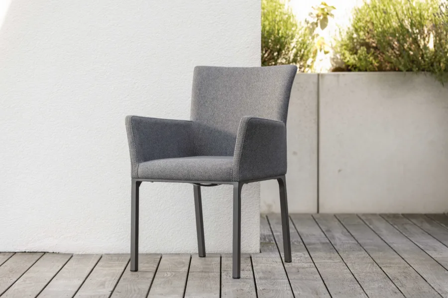 Dining-Sessel Artus Aluminium