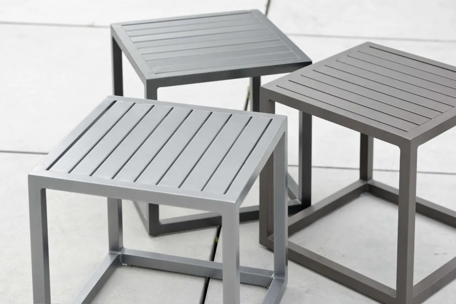 Beistelltisch Robin 40x40 cm Aluminium