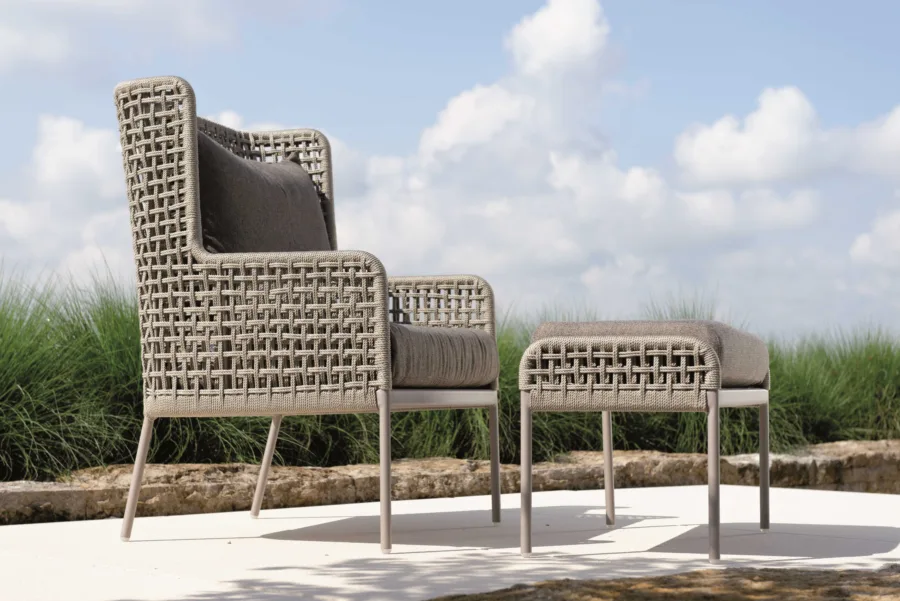 Lounge-Sessel Greta Aluminium