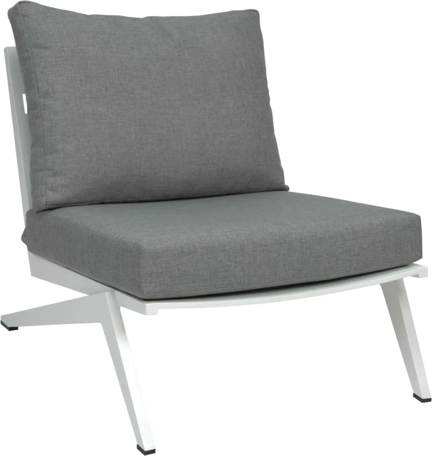Lounge-Sessel Jackie Aluminium