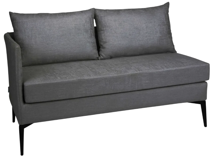 Element 2-Sitzer Marta Aluminium rechts