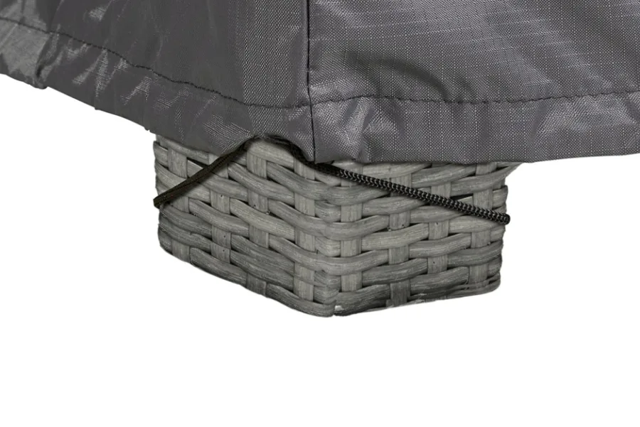 Schutzhülle Ecklounge+Seitenablage rechts 350x275x70cm