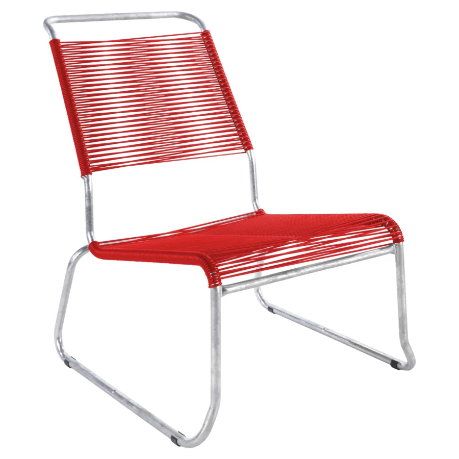 Säntis Kufenspaghettilounger hoch ohne Armlehne