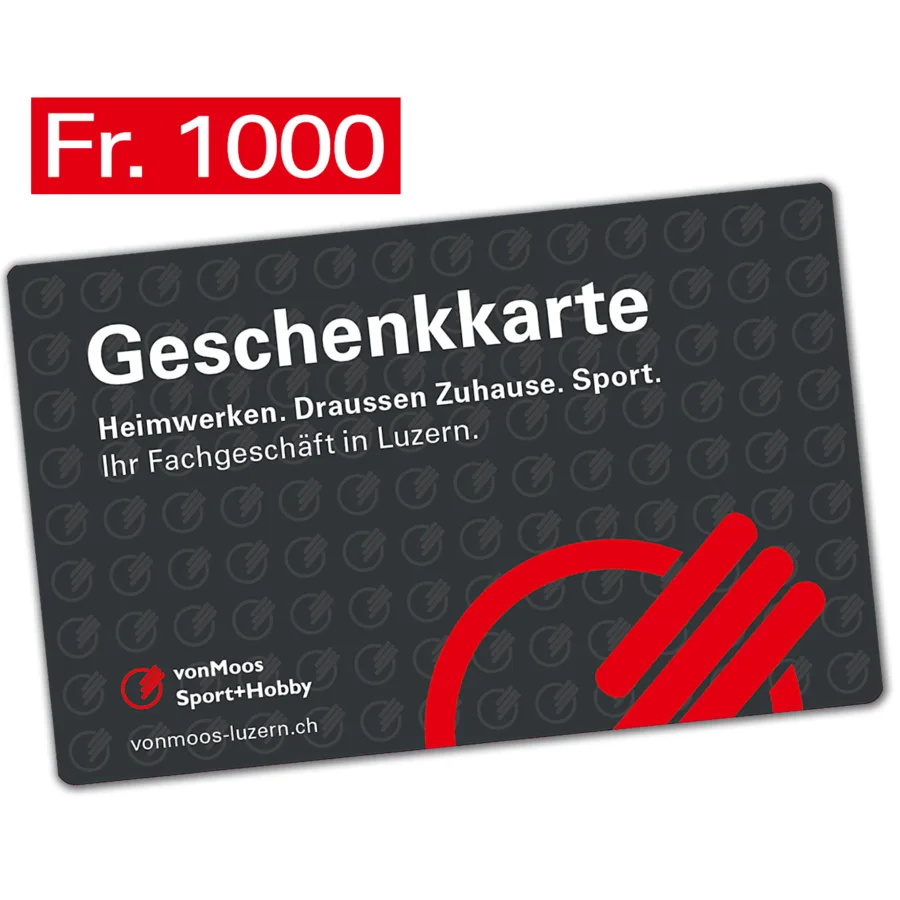 Fr. 1'000 Geschenkkarte