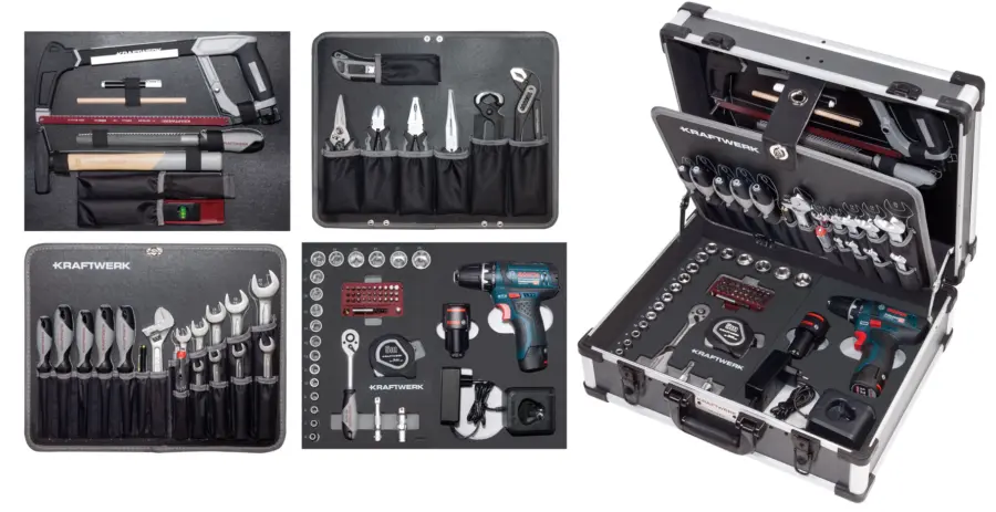 Werkzeugkoffer B147 mit Bosch Schrauber