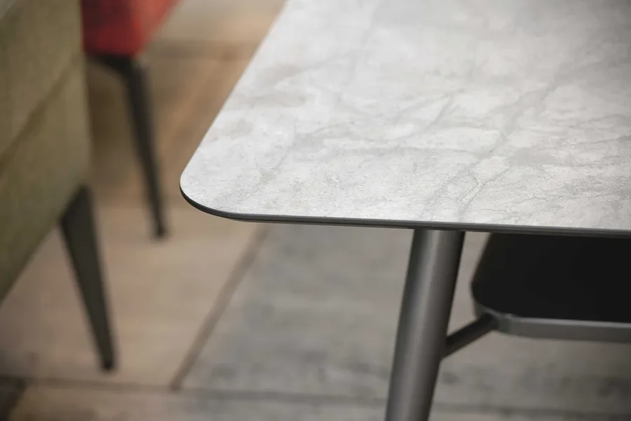 Tisch 130x80 cm Vanda Aluminium