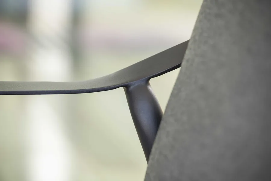 Lounge-Sofa 3-Sitzer Vanda Aluminium