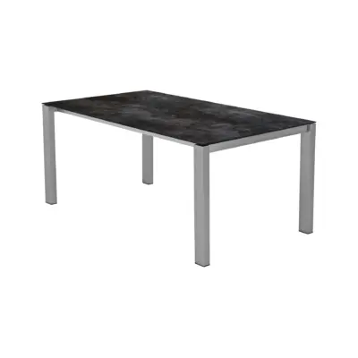 MEGGEN Auszugstisch 170/220/270x95 cm Edelstahlgestell Beine 80x50cm