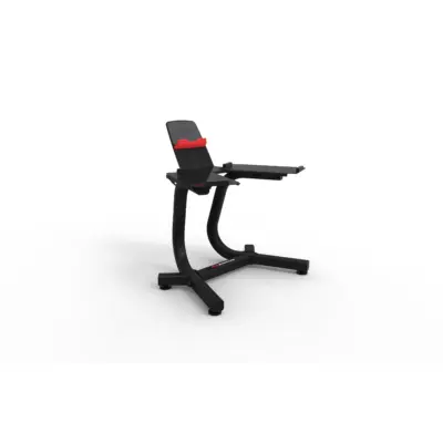 Selecttech Hantelständer mit Media Rack