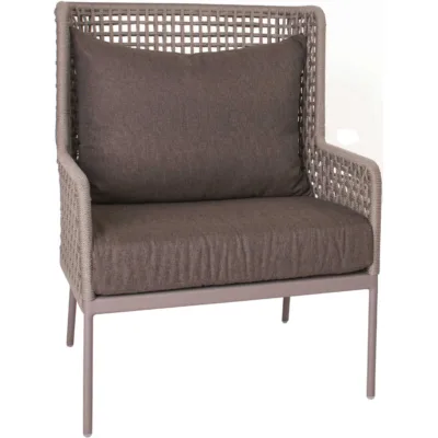 Lounge-Sessel Greta Aluminium