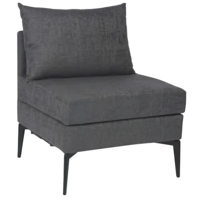 Mittelelement Marta Aluminium Bezug und Kissen