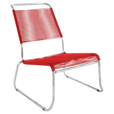 Säntis Kufenspaghettilounger hoch ohne Armlehne