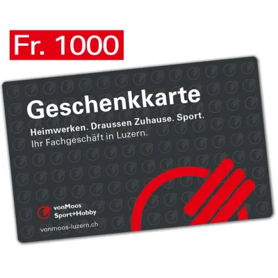 Fr. 1'000 Geschenkkarte