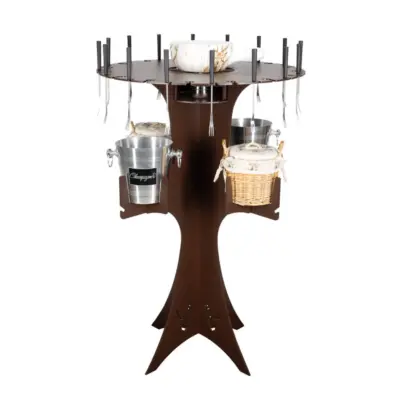 Fonduebar "Retro-Hirschkopf"