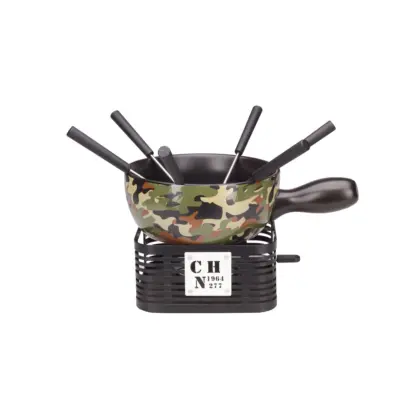 Käsefondue Set "Military", 9-teilig