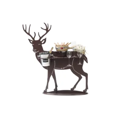 Fonduebar "Hirsch", 17-teilig